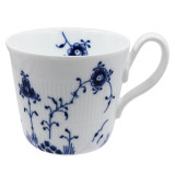 Elegant Qinghua Porcelain Tea Cup 350ml Capacity Mug with Traditional Tang Grass Design Underglazed Decal Craft with Safe Protective Honeycomb Style Raw Cardboard Mailing Box Package 2pcs Per Set