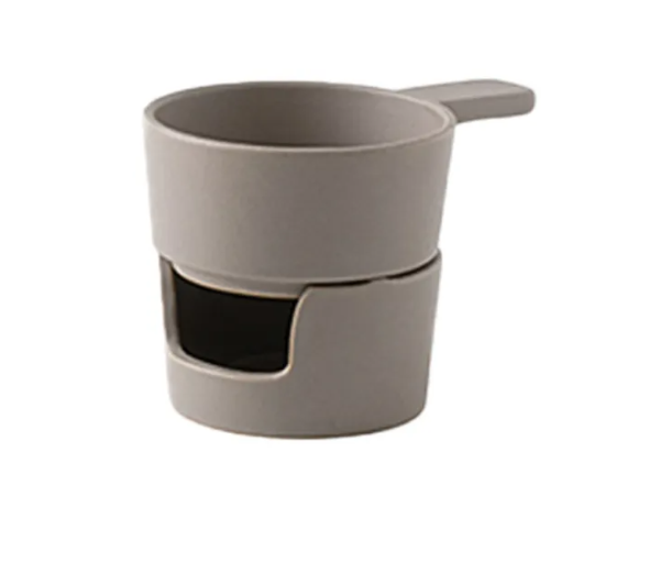 Nordic Style Wholesale Mini Cheese Butter Hot Pot Stove Chocolate Fondue Set With Handle for Tealight