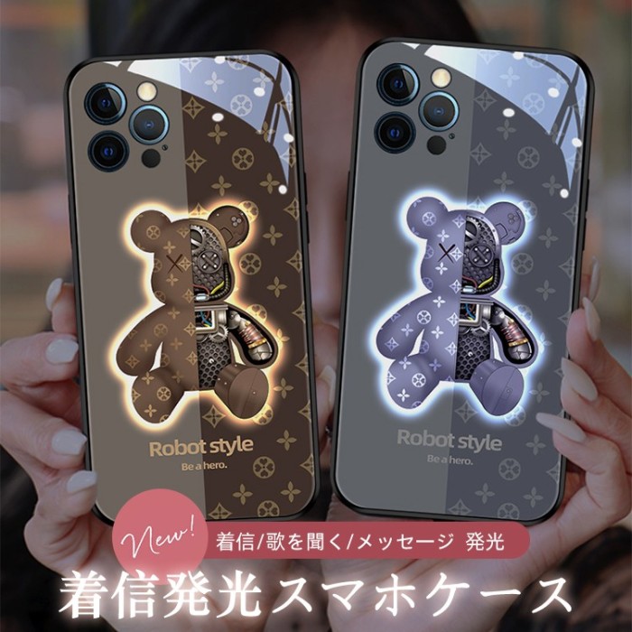 着信発光スマホケース 極上のタッチ感、高級感溢れる