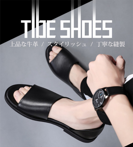 サンダル ファション本革サンダル　職人からの手作り　良質の牛革　軽くて快適！柔らかくて強靭性　通気速乾　滑り止め　耐久性　良い履き心地