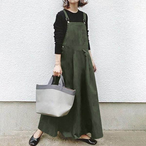 ゆったりシルエット、快適でムレにくい、長持ちできる一品、肩ひもが思うままに調節可能！