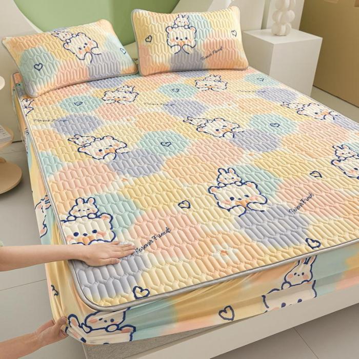 【Nice sleep】🛌睡眠守護者❄冰絲乳膠床包三件組❄