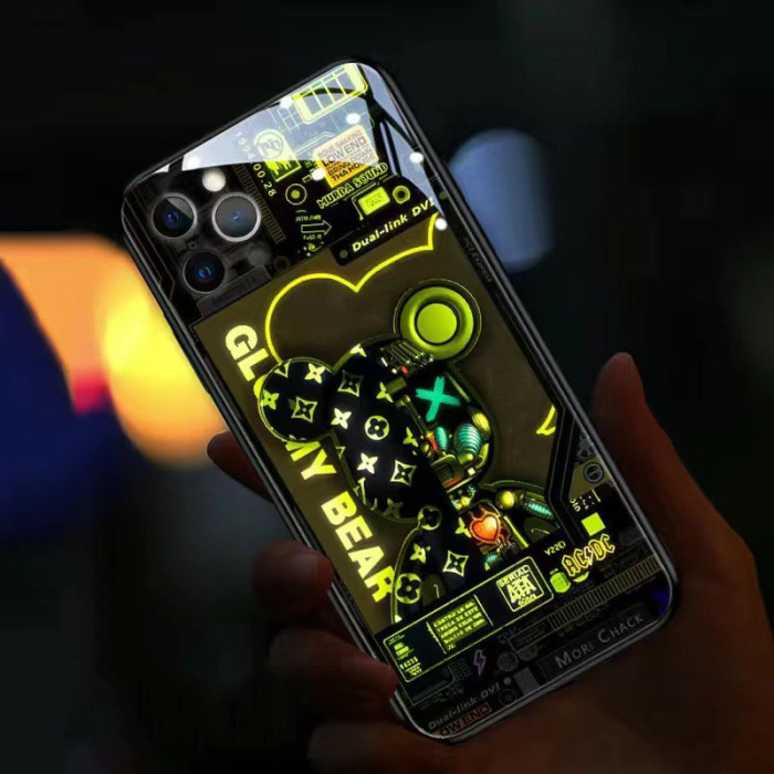 着信発光スマホケース 極上のタッチ感、高級感溢れる