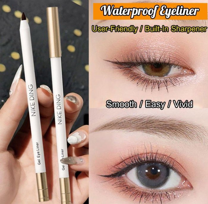 Non-smudging, waterproof and long-lasting eyeliner pencil
