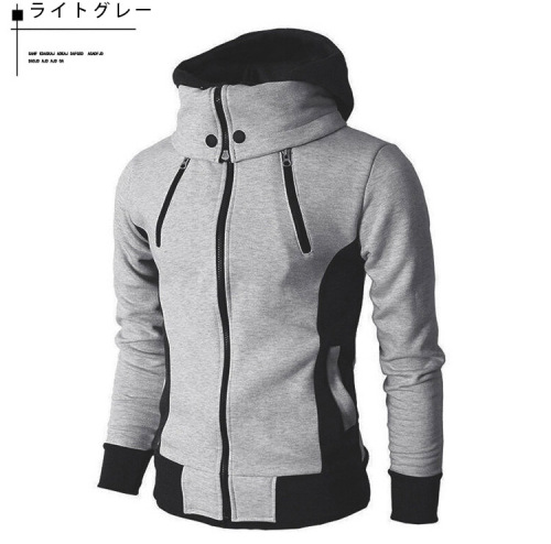 【フェイクレイヤードパーカー】厚手 保温 吸湿 通気 あたたかい 超柔らかい