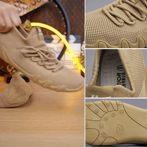 フライニットソックスエアコンシューズ、通気性がよくて足が蒸れにくい！