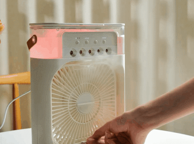 日本直郵 超強風家用多功能空調扇，三效合一，冰感製冷，多倍涼爽！廣角吹風，降溫無死角，省電省空間，你值得擁有！