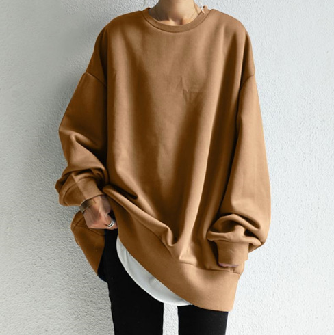 シンプルこそ、合わせやすい。ゆったりシルエットで 体型を問わず 着るだけオシャレ見え超きれい
