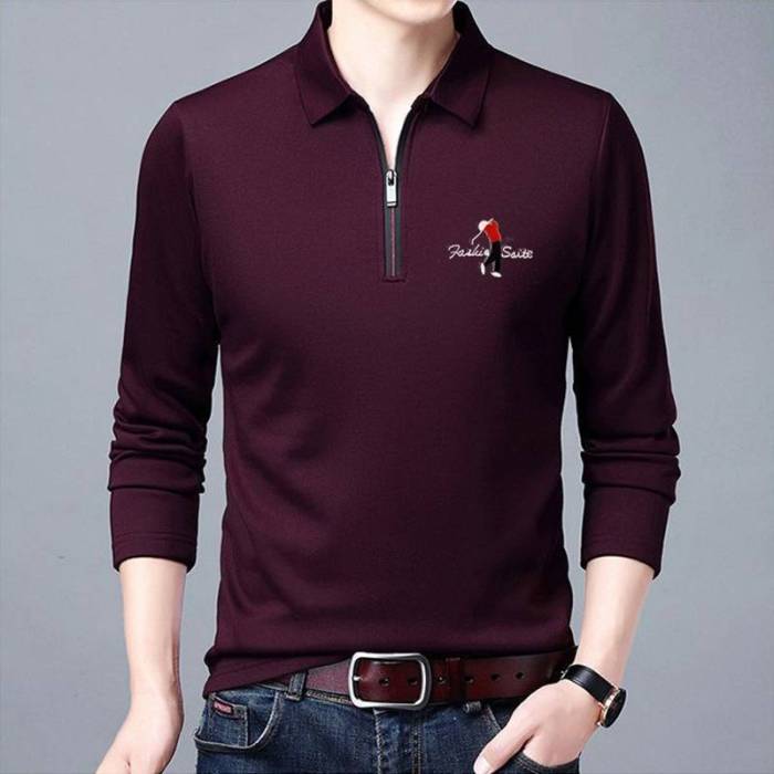 Top 【裝櫃正品】經典男士休閒商務polo衫，帥氣百搭 不變形/不掉色/不起球！【大碼110公斤可穿】