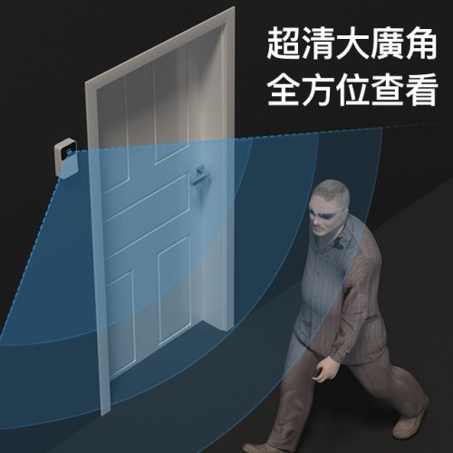 智能遠程無線可視門鈴，視頻、抓拍、響鈴聯動，門口安全更放心