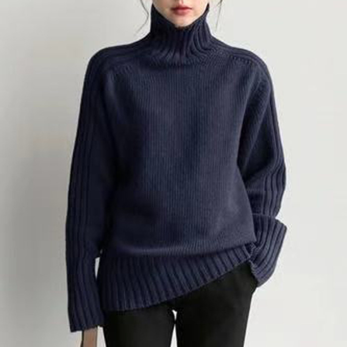 吸湿・通気性&シワになりにくい&型崩れしにくい 小顔効果がでるハイネックと、