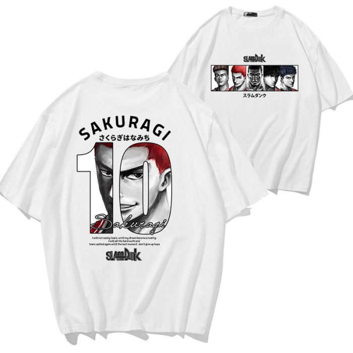 人気漫画【SLAM DUNK/スラムダンク】DunkmasterTシャツ購入したい方は見逃さないでください!世代の青春記憶!一緒に思い出そう