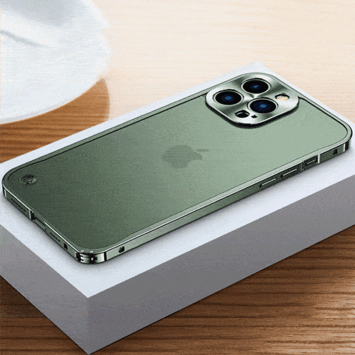 衝撃吸収超薄型金属製iPhoneケース
