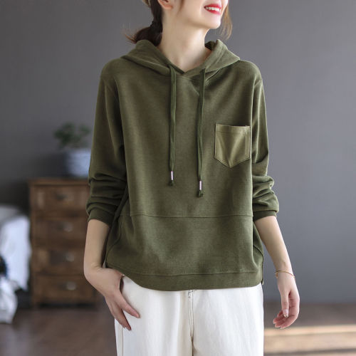 【秋冬現貨！】2023新款時尚減齡韓版衛衣！材質舒適柔軟，很高級~質量可放心，不挑年齡身材！合適各年齡女士穿！