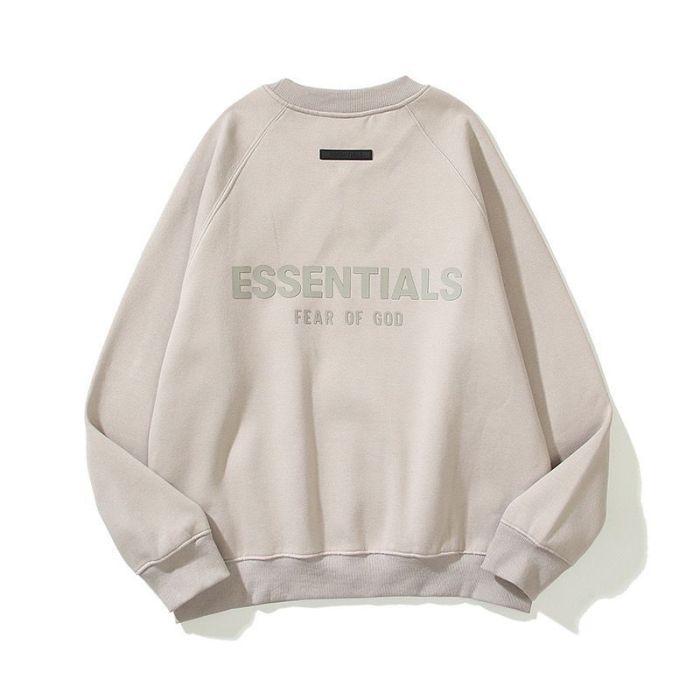 Fear of God Essentials (エッセンシャルズ) 23SS 3D SILICON BACK LOGO CREWNECK SWEATSHIRT バック ロゴ クルー ネック スウェット トレーナー