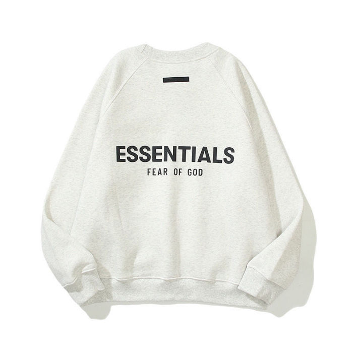 Fear of God Essentials (エッセンシャルズ) 23SS 3D SILICON BACK LOGO CREWNECK SWEATSHIRT バック ロゴ クルー ネック スウェット トレーナー