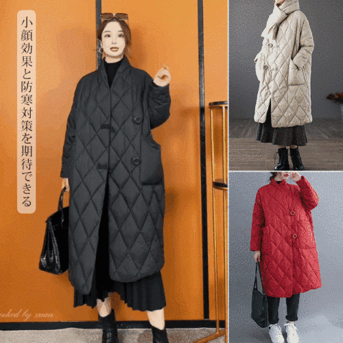 スタンドカラー ダウンジャケット