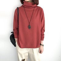 秋冬堆堆領 タートルネック、保温、肌に優しい、毛玉防止、ストレッチ