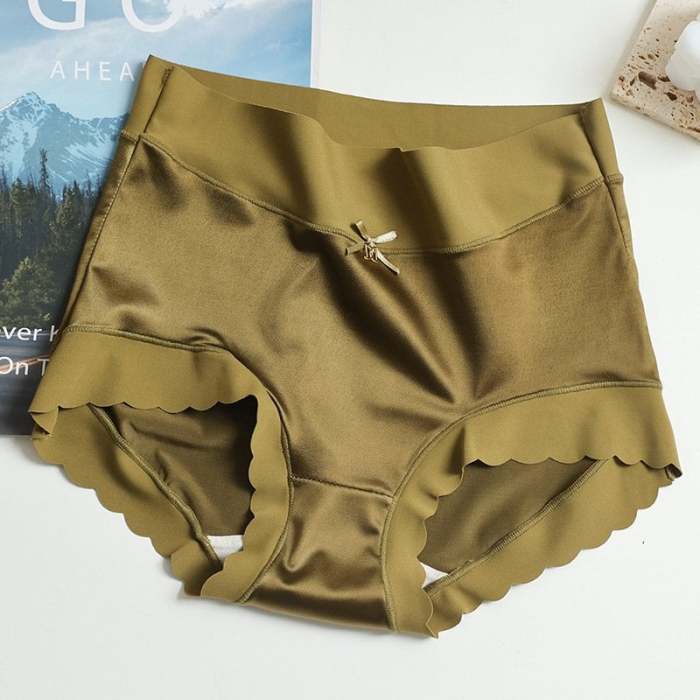 💥-[Luxury Custom] Satin Ice Silk Seamless Shaping Briefs