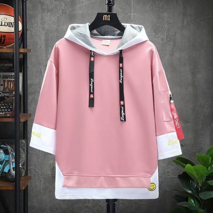 半袖パーカー 💕5カラー、M～3XL