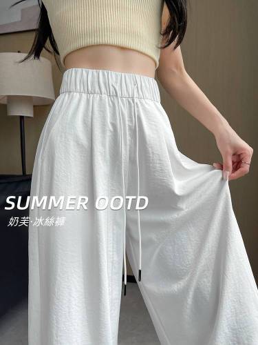 【三花新品】百搭神器！夏季冰絲奶芙褲 新品超夯折扣❄️冰感垂順面料，輕薄透氣，不悶熱不黏膩