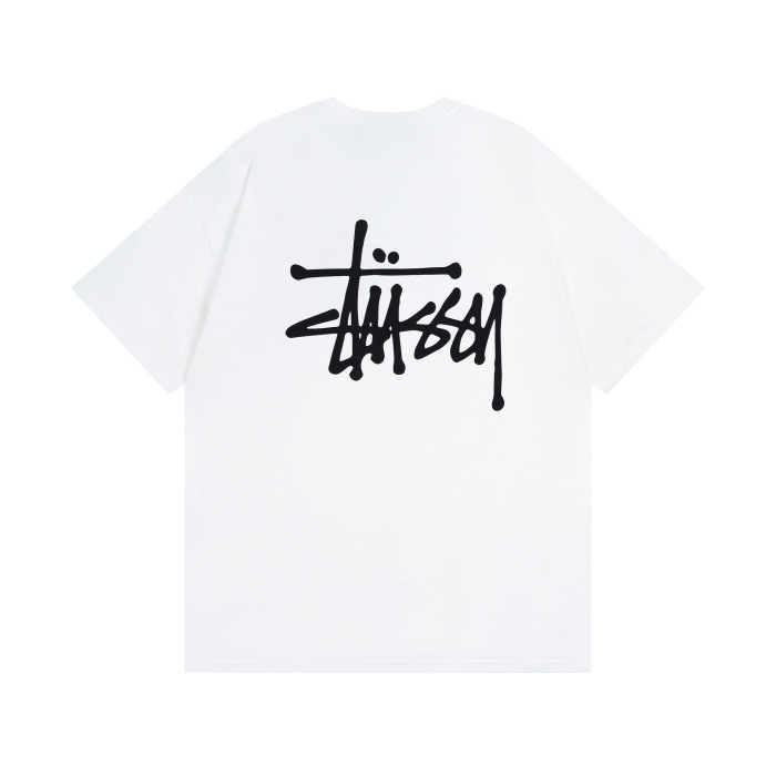 Stussy 經典系列 SS24 經典印花圖案寬鬆圓領短袖T卹 男女同款