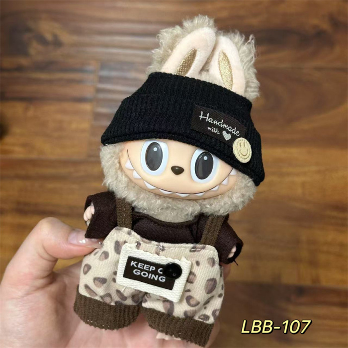 labubu可穿娃衣 17cm一代二代通用 可愛換裝