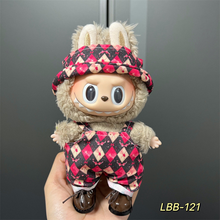 labubu可穿娃衣 17cm一代二代通用 可愛換裝