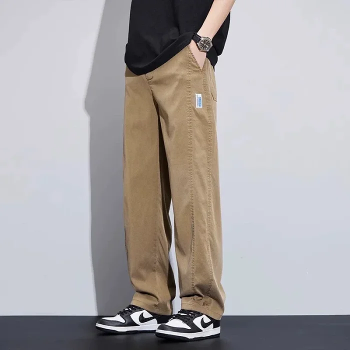 ドレープストレートパンツ