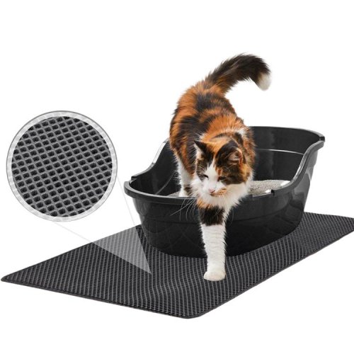 giipet-猫砂取りマット　2層構造　滑り止め　飛散防止　お手入れ楽々　完全防水