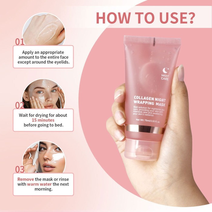 Collagen Overnight Wrapping Peel Off Mask