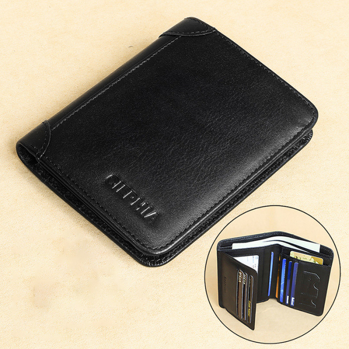💰Multi-functional RFID Blocking Waterproof Durable Genuine Leather Wallet🎁