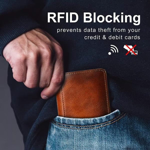 💰Multi-functional RFID Blocking Waterproof Durable Genuine Leather Wallet🎁