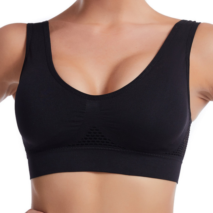 sport bra yoga sports underwear Hollow mesh ventilation hole design