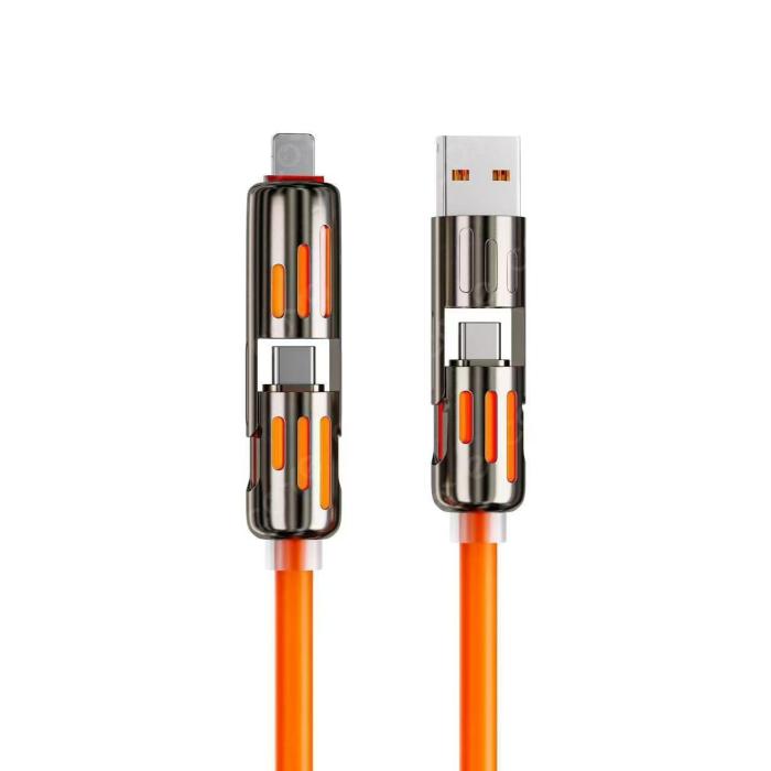 🔥4-in-1 USB Charging Cable mFish fast charging MAX 240W