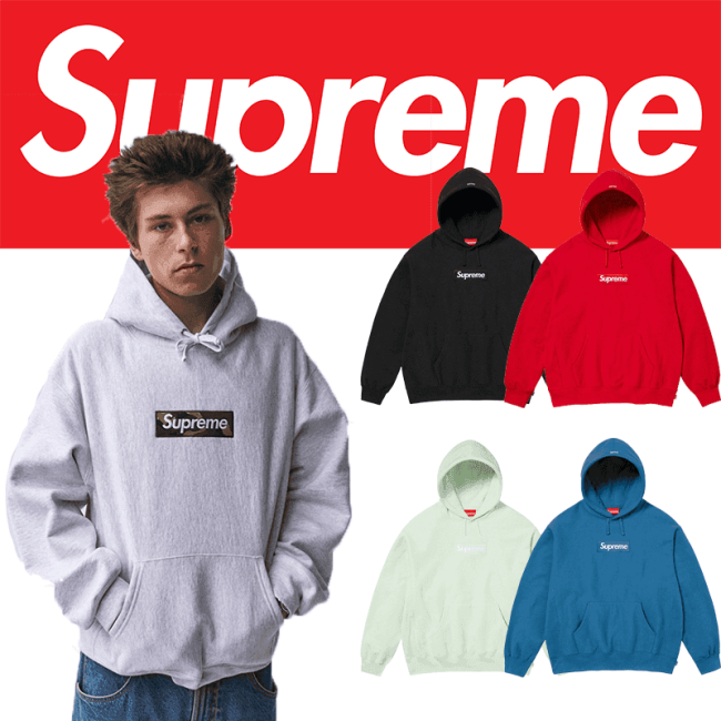 Supreme 2025 FW 秋冬新款 Box Logo 連帽帽T， 將經典街頭符號與秋冬保暖需求完美結合。採用重磅棉料與加厚內裡絨感處理，鎖住體溫，抵禦寒風。