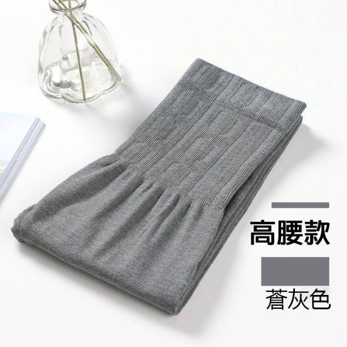 高腰收腹保暖褲，能把肚子、胃囊都給收起來，腰上再也不灌風，又暖和又 舒服!