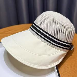 通気性抜群のメッシュ大つば日除け帽子