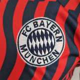 2022-23 Bayern redblack stripe Player version POLO soccer jerseys