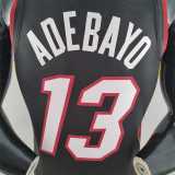 75th Anniversary Miami Heat ADEBAYO#13 black NBA Jersey