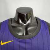 Bryant #24 Lakers Round neck purple
