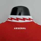 Arsenal 2022-23 home player version soccer jerseys