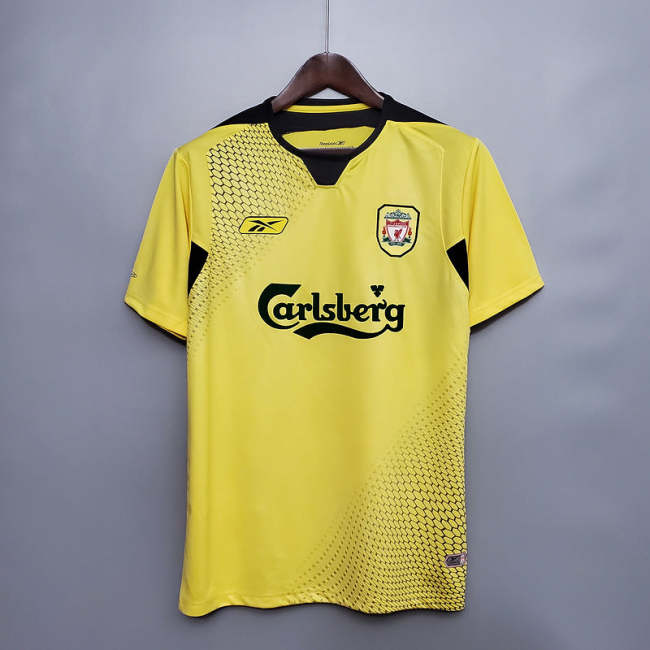 Liverpool 2004-05 away soccer jerseys