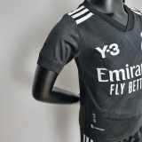 Real Madrid 2022-23 Y3 black kids kit soccer jerseys
