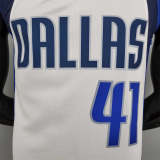 75th Anniversary Nowitzki #41 Lone Ranger White