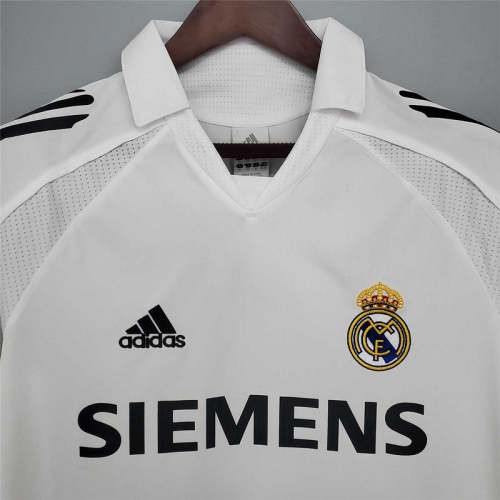 Real Madrid 2005-06 home soccer jerseys