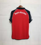2000-01 Bayern Munich Champions League home red soccer jerseys