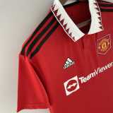 Manchester United 2022-23 home soccer jerseys