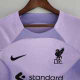 Liverpool 2022-23 purple goalkeeper soccer jerseys