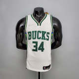\2022 ANTETOKOUNMPO#34 Bucks White